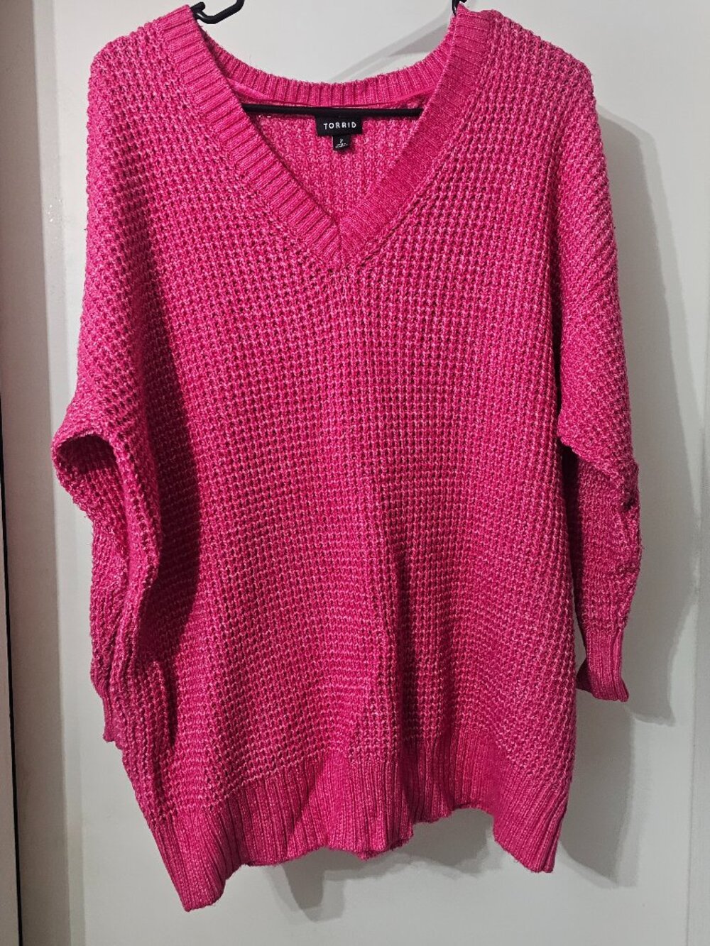 Torrid Waffle Drop Shoulder Sweater